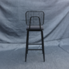 Metallic bar stool