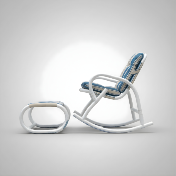 Rocking chair with foot stool